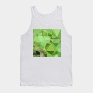 Dollar Bill Green Abstract Low Polygon Background Tank Top